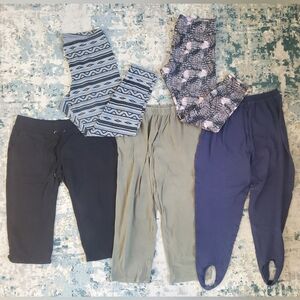 Women's Assorted Leggings/joggers bundle. Size L. #SW